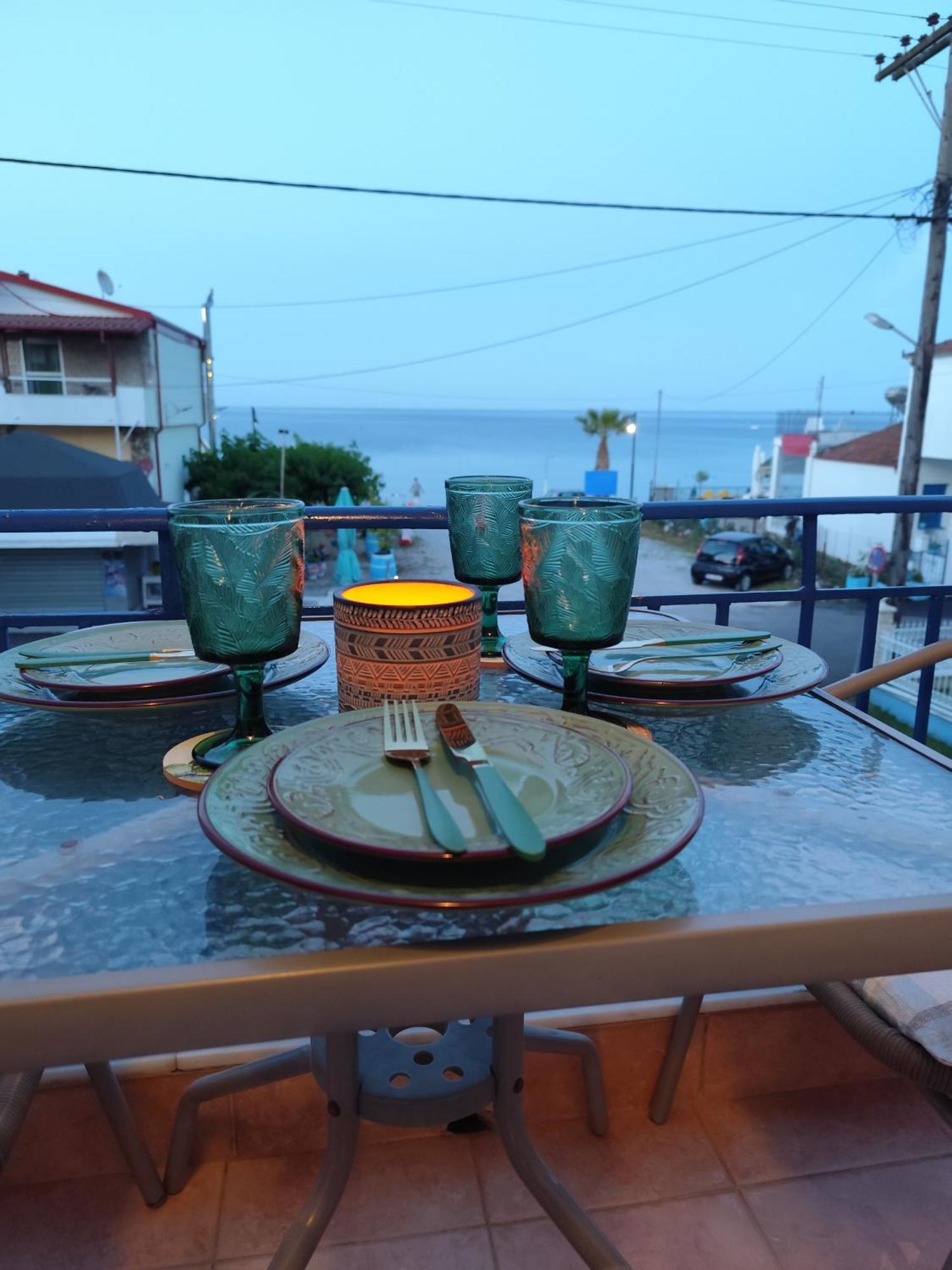 Mana Mia Seaside Apartments Λεπτοκαρυά Εξωτερικό φωτογραφία